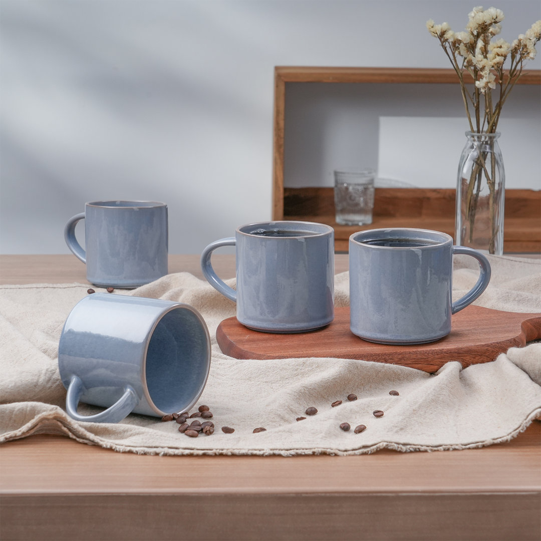  14 oz Stoneware Coffee Mug (Set of 4)